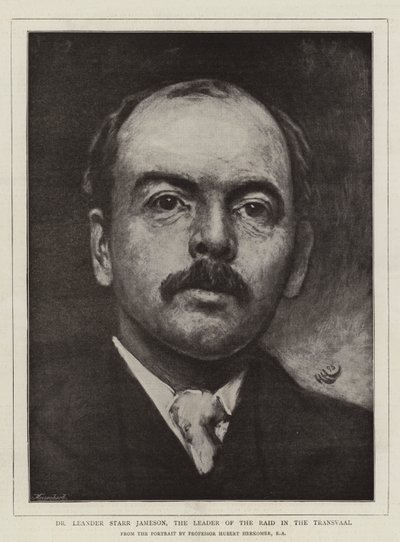 Dr Leander Starr Jameson, vůdce nájezdu v Transvaalu od Hubert von Herkomer