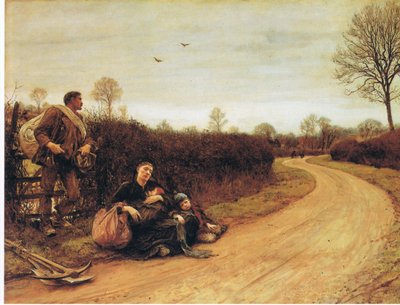 Těžké časy od Hubert von Herkomer