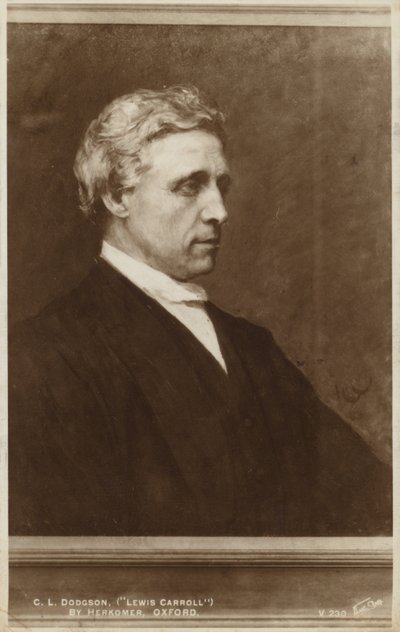 Lewis Carroll (1832-1898), anglický spisovatel od Hubert von Herkomer