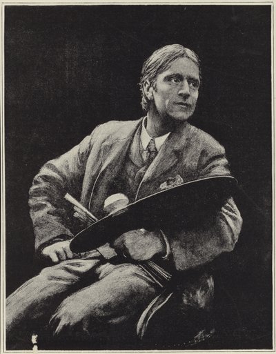 Autoportrét britského umělce Huberta Herkomera od Hubert von Herkomer