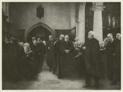 Kaple Charterhouse (hlubotisk) od Hubert von Herkomer