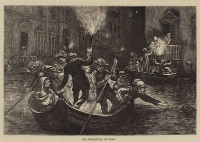 Zaplavení Říma od Hubert von Herkomer