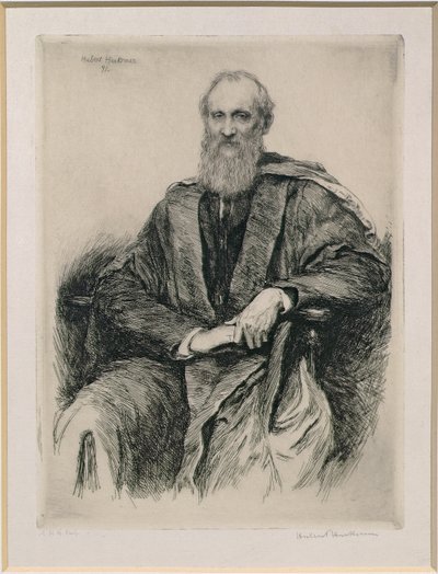 William Thomson, 1. baron Kelvin (1824-1907) britský matematik a fyzik, 1891 od Hubert von Herkomer