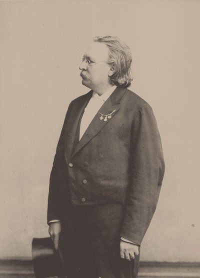 Portrét varhaníka a skladatele Edmunda Kretschmera 1830-1908. od Höffert