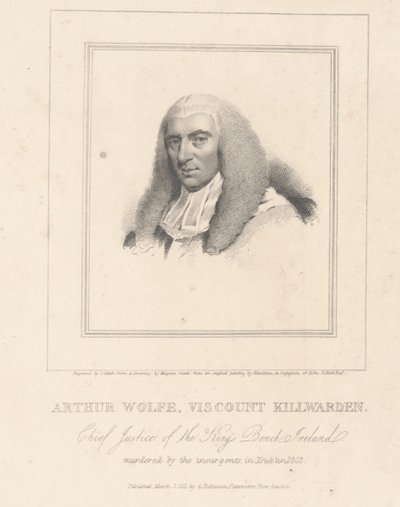 Arthur Wolfe, vikomt Killwarden, ryl G. Robinson od Hugh Douglas Hamilton