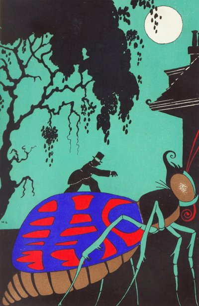 Ilustrace ze Zahrady doktora Dolittlea od Hugha Loftinga (1886-1947), vydané nakladatelstvím Jonathon Cape, Londýn (barevně lito) od Hugh Lofting