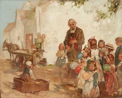The Gundy Man (olej na plátně) od Hugh Munro