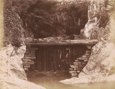Mlýnská přehrada, 1855 (foto) od Hugh Owen