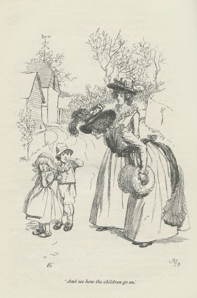 A podívejte se, jak děti pokračují, 1896 od Hugh Thomson