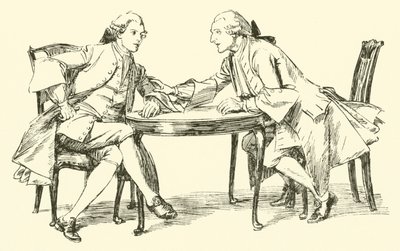 Konverzace (rytina) od Hugh Thomson