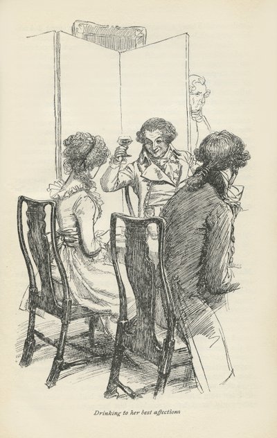 Pije podle svých nejlepších náklonností, 1896 od Hugh Thomson