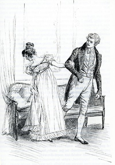 "Franz Churchil a Emma" od Hugh Thomson