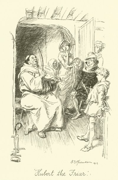 Hubert bratr (litho) od Hugh Thomson