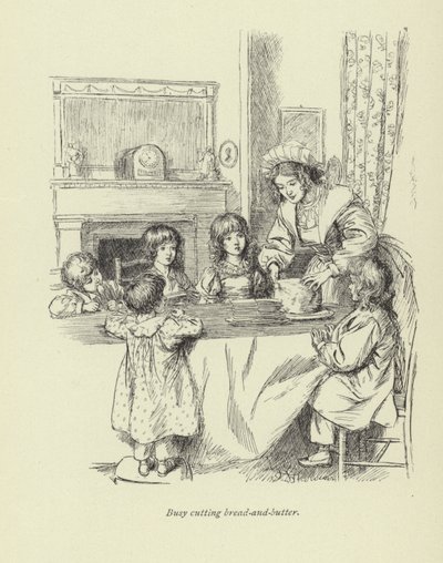 Ilustrace pro Amose Bartona od George Eliota od Hugh Thomson