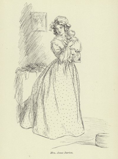 Ilustrace pro Amose Bartona od George Eliota od Hugh Thomson