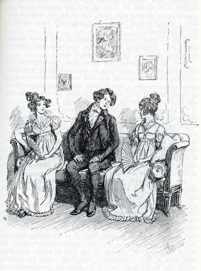Ilustrace pro "Emma" od Jane Austen (ilustrace) od Hugh Thomson