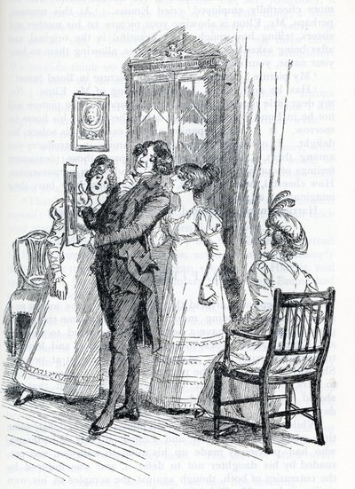 Ilustrace pro "Emma" od Jane Austen (ilustrace) od Hugh Thomson