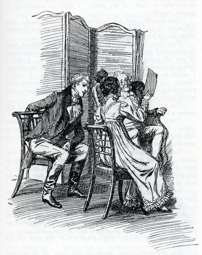 Ilustrace pro "Emma" od Jane Austen. Autor Hugh Thomson (ilustrace) od Hugh Thomson
