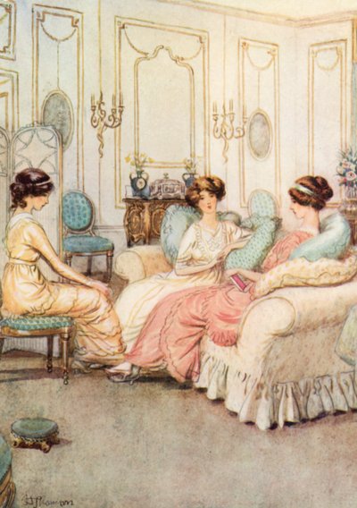 Ilustrace pro J M Barrie Obdivuhodný Crichton od Hugh Thomson