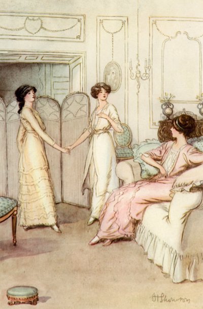 Ilustrace pro J M Barrie Obdivuhodný Crichton od Hugh Thomson