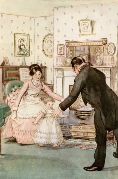Ilustrace pro J M Barrie Obdivuhodný Crichton od Hugh Thomson