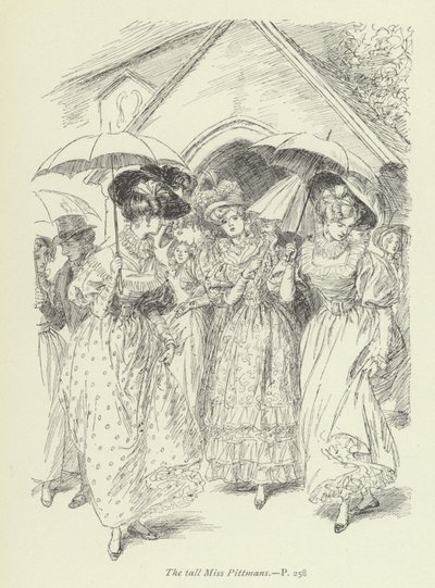 Ilustrace pro Janets Repentance od George Eliota od Hugh Thomson