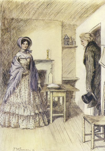 Ilustrace pro Janets Repentance od George Eliota od Hugh Thomson