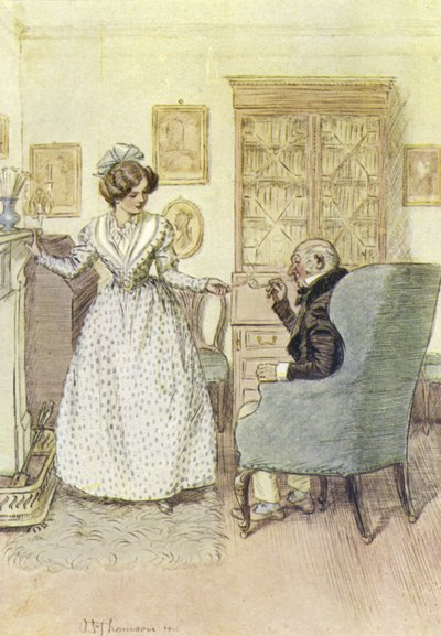 Ilustrace pro Janets Repentance od George Eliota od Hugh Thomson