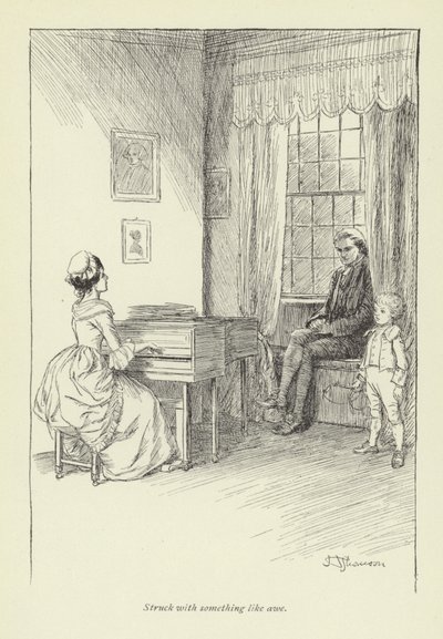 Ilustrace pro pana Gilfilse Love Story od George Eliota od Hugh Thomson