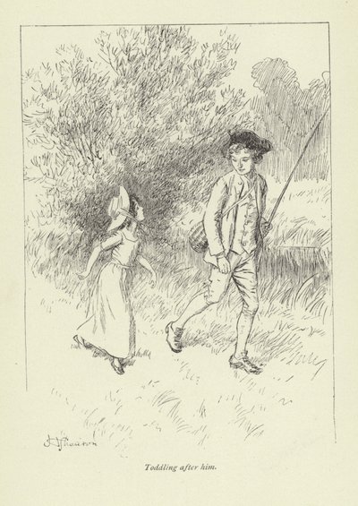 Ilustrace pro pana Gilfilse Love Story od George Eliota od Hugh Thomson