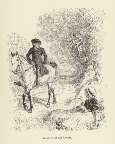 Ilustrace pro pana Gilfilse Love Story od George Eliota od Hugh Thomson