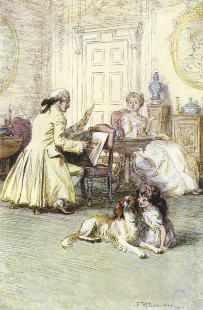Ilustrace pro pana Gilfilse Love Story od George Eliota od Hugh Thomson
