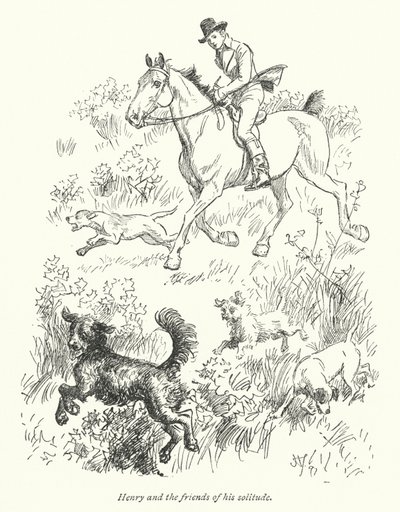 Ilustrace pro Northanger Abbey od Jane Austen (litho) od Hugh Thomson