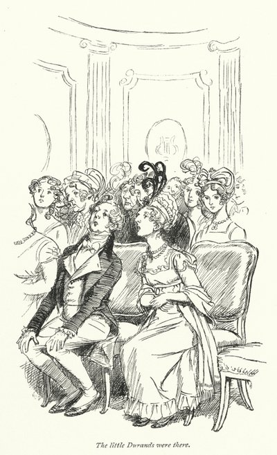Ilustrace k přesvědčování od Jane Austenové (litho) od Hugh Thomson