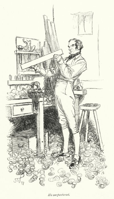 Ilustrace k přesvědčování od Jane Austenové (litho) od Hugh Thomson