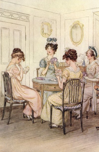 Ilustrace pro Quality Street od Hugh Thomson