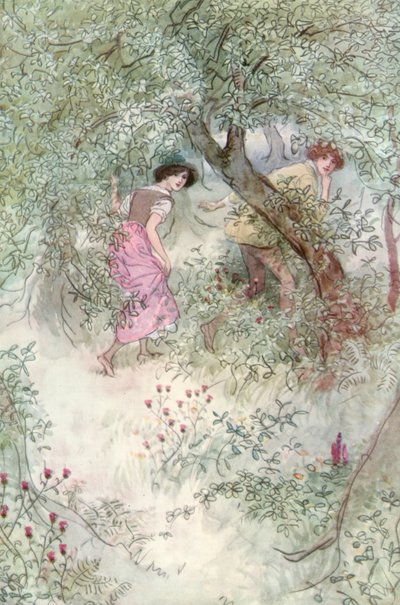 Ilustrace pro Shakespearovo dílo Jak se vám líbí od Hugh Thomson