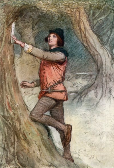 Ilustrace pro Shakespeara, jak se vám líbí od Hugh Thomson