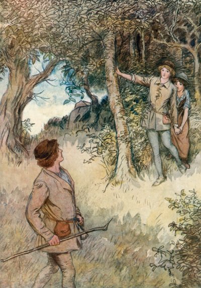 Ilustrace pro Shakespeara, jak se vám líbí od Hugh Thomson