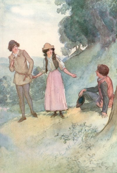 Ilustrace pro Shakespeara, jak se vám líbí od Hugh Thomson