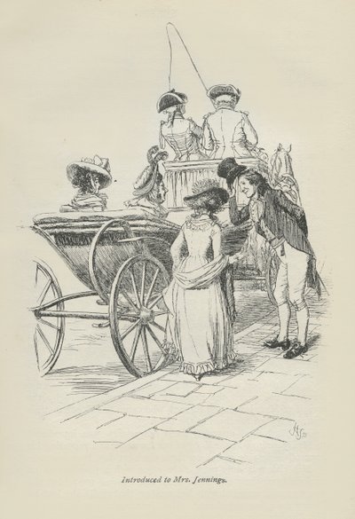 Představen paní Jenningsové, 1896 od Hugh Thomson