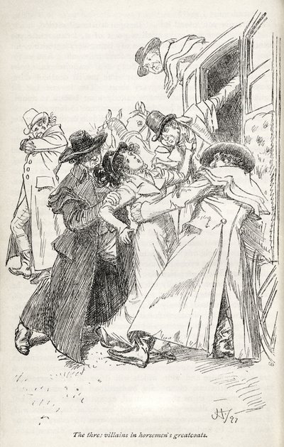 Román Jane Austenové "Northanger Abbey" - od Hugh Thomson