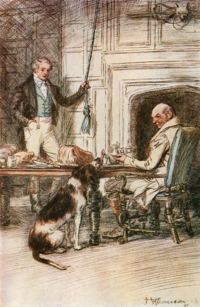 „Zazvoň na moje pivo, chceš“ (barva litho) od Hugh Thomson