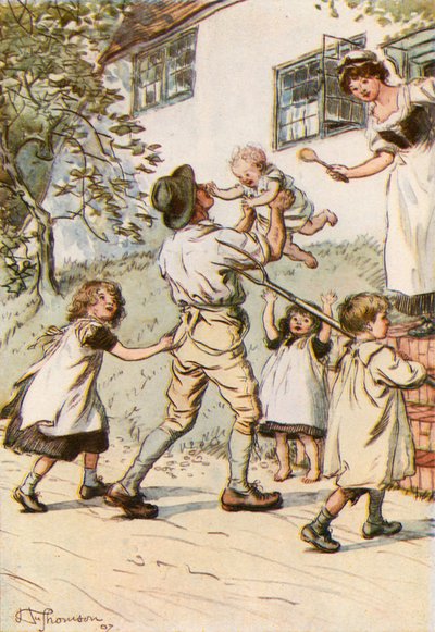 Otec, jehož návrat vítají hlasy mladých od Hugh Thomson