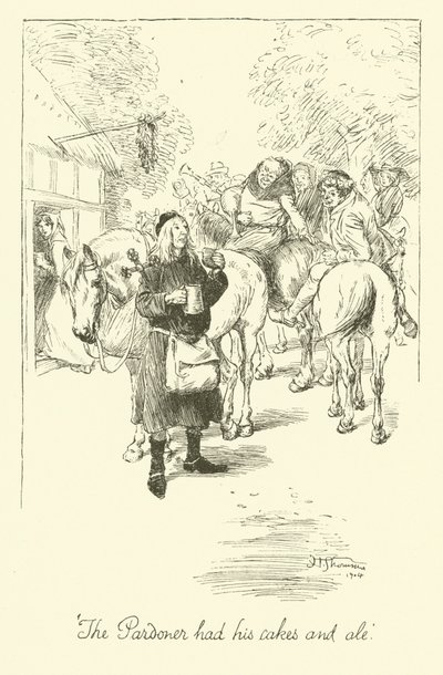 The Pardoner (litho) od Hugh Thomson