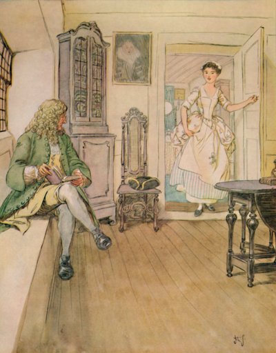 No, má Kate, vidím, že jsi změnila šaty, když jsem tě vykouzla., 1912, 1923. od Hugh Thomson