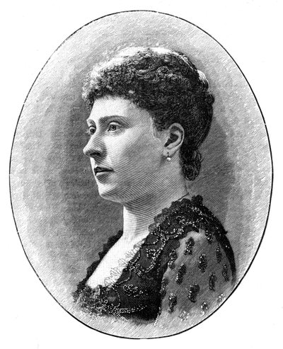 Princezna Beatrice, nejmladší dcera královny Viktorie, 1900. od Hughes and Mullins