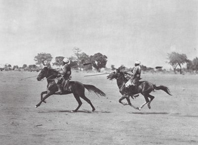 Afrika: Aulad Hamid Arabové v řetězovém brnění (čb foto) od Hugo Adolf Bernatzik