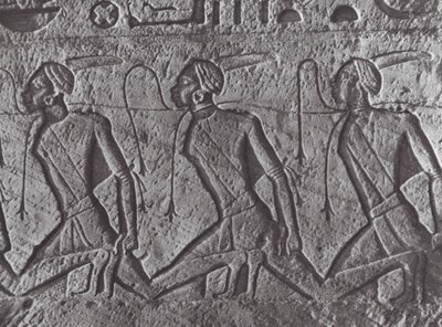 Afrika: (čb fotografie): pomoc Egyptu, přeprava zajatců, Núbie (čb fotografie) od Hugo Adolf Bernatzik
