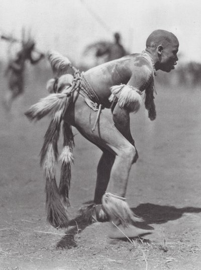 Afrika: Zápasníci z Núbie (čb foto) od Hugo Adolf Bernatzik